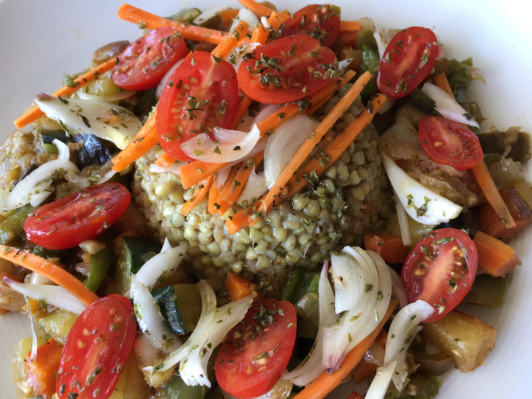 ENSALADA SEMI-CRUDA DE TRIGO SARRACENO