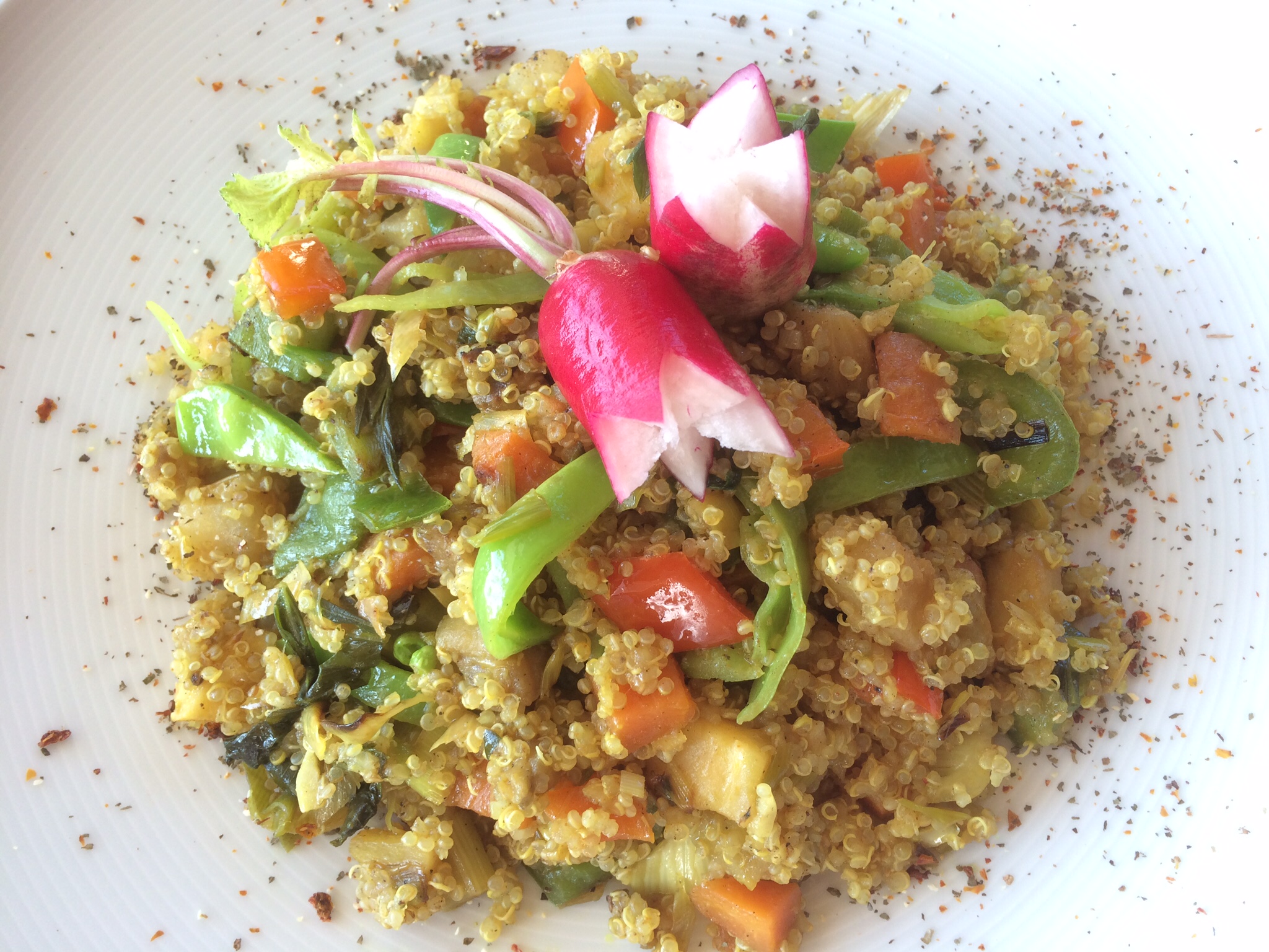 QUINOA CON HORTALIZAS