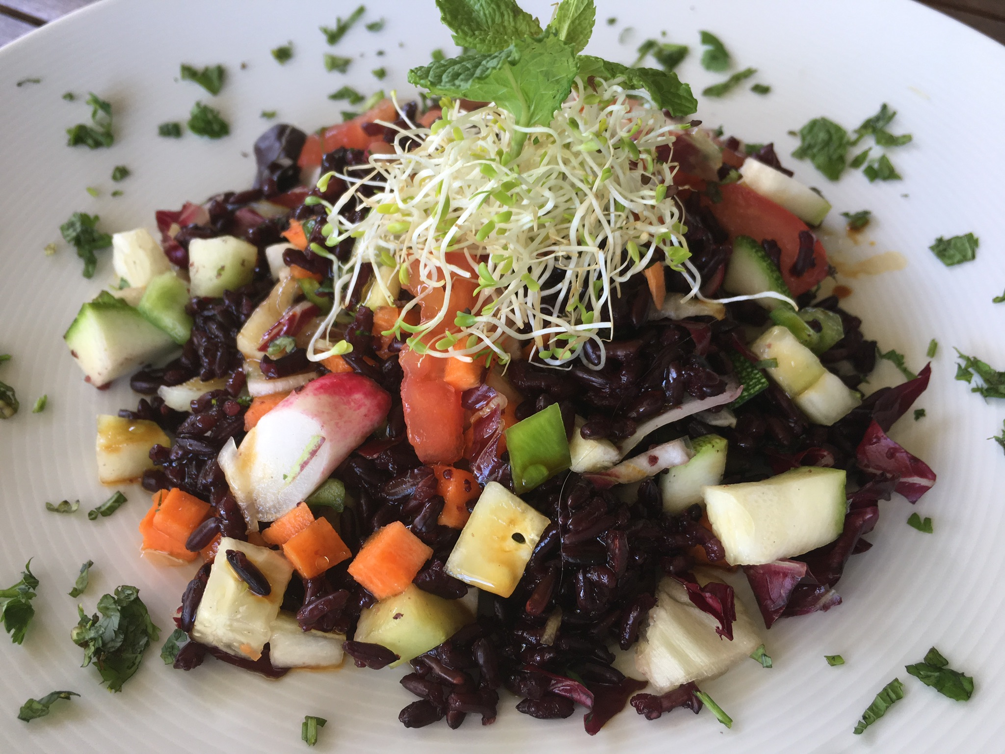 ENSALADA DE ARROZ NEGRO