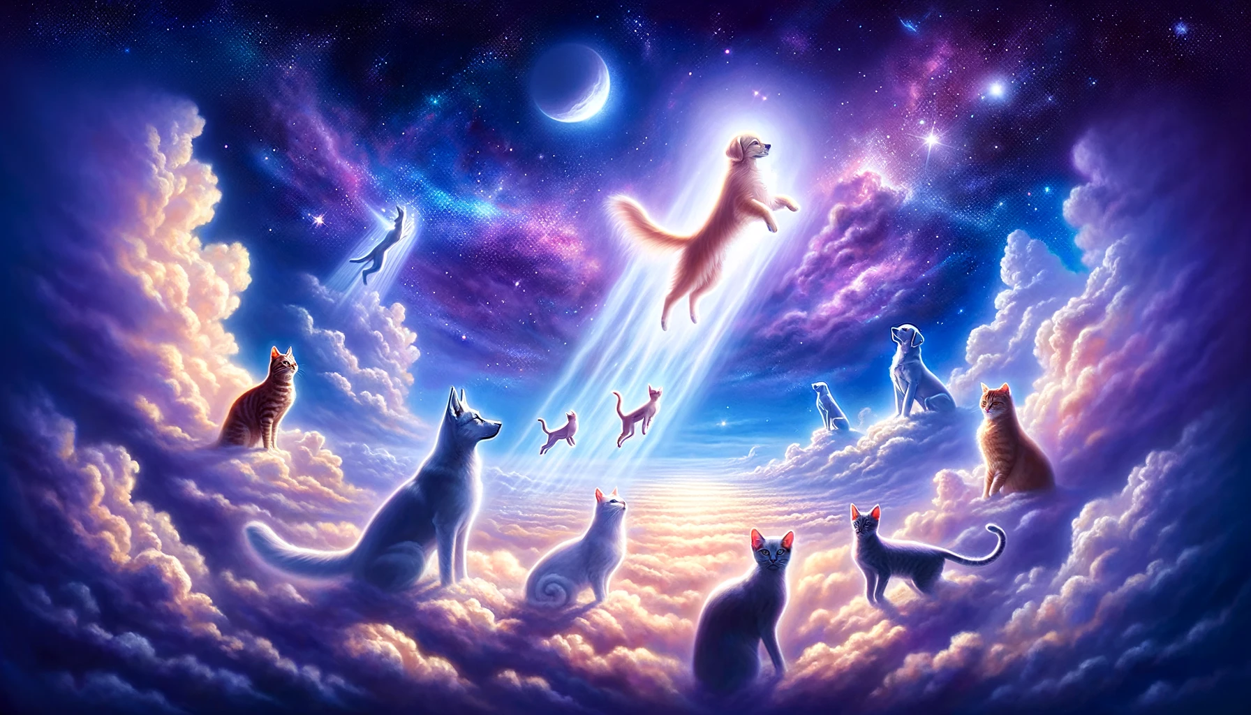 «¿Sabíais que los animales también residen en dimensiones más altas cuando han cruzado el umbral de esta dimensión en la que vive la Tierra?»