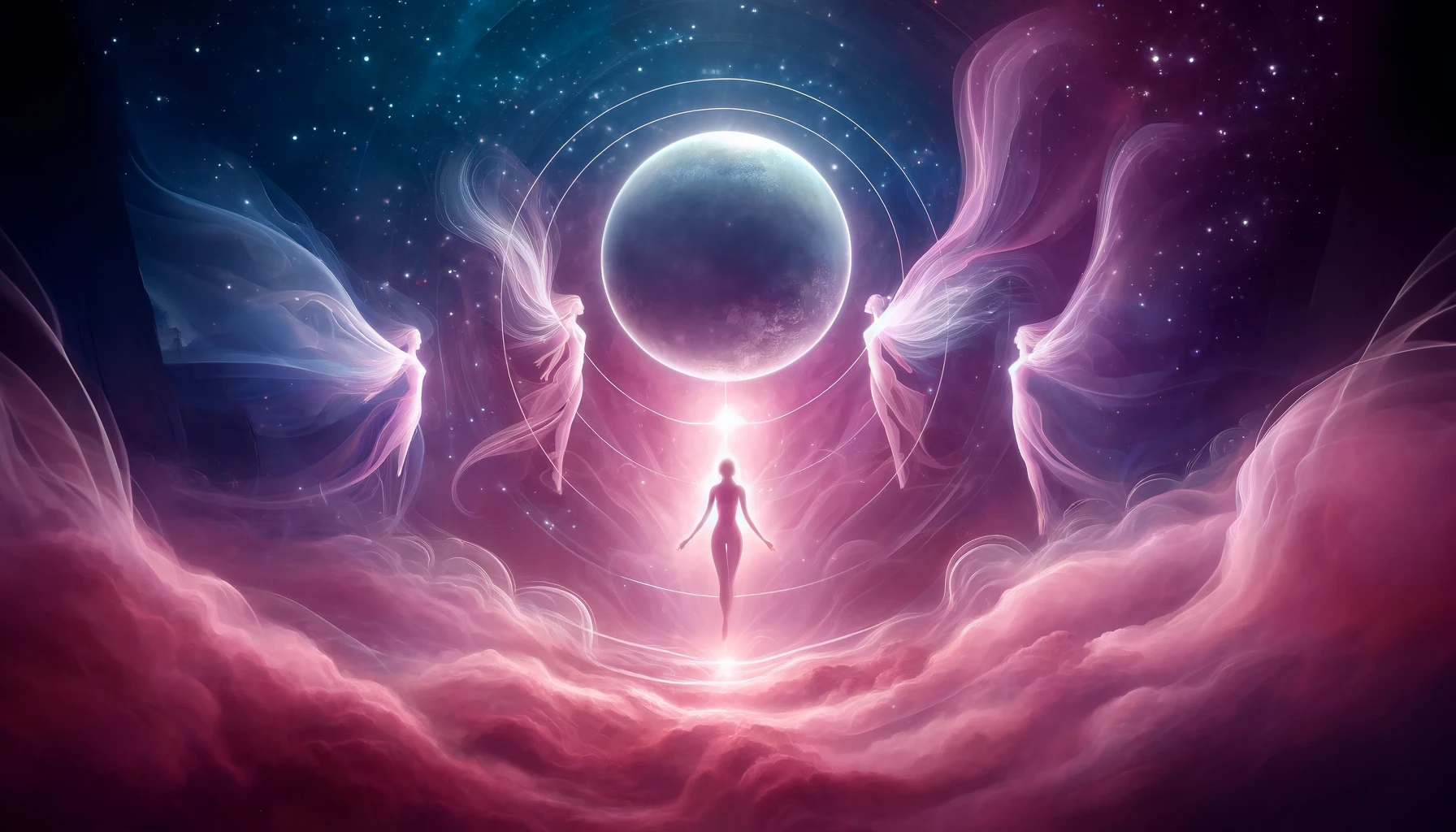 «La energía rosa-violeta calmará vuestro sistema nervioso, os regenerará y rejuvenecerá y os ayudará a profundizar más en vuestra verdad.»