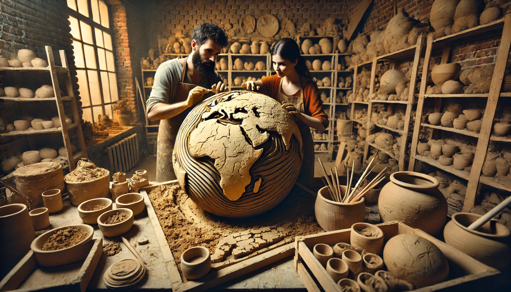 «Como alfareros, actuáis desde vuestra alma hacia la Tierra. Pero al mismo tiempo, hay una acción de mí hacia vosotros, los alfareros.»