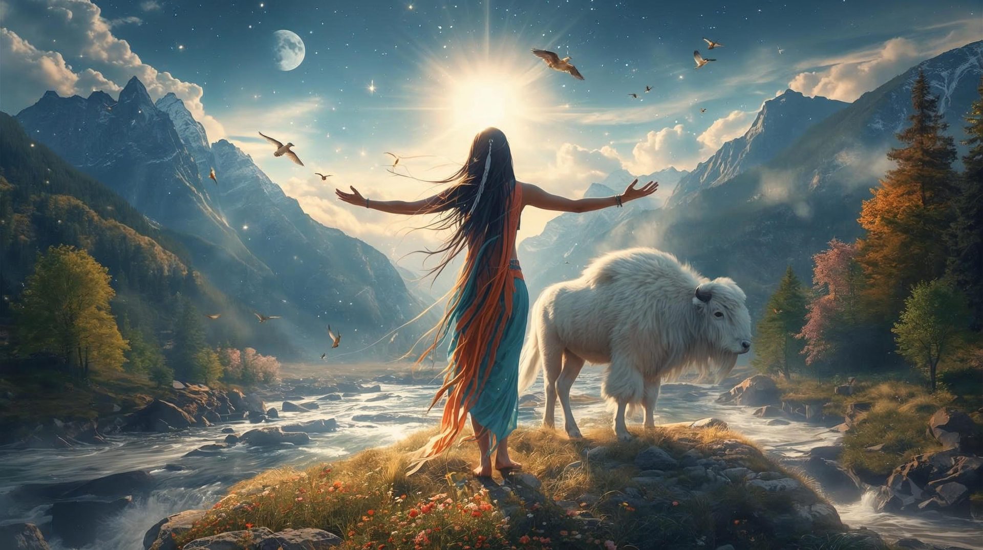 MENSAJE DE LA MUJER BÚFALO BLANCO a través de Karolina Zamudio