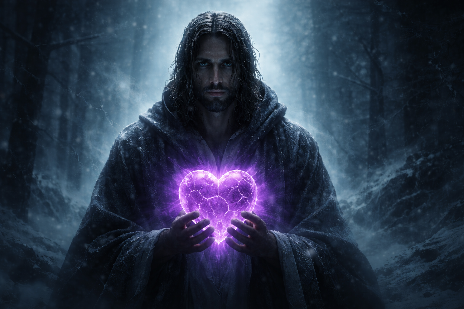 Imagen que representa la costra espiritual y la sanación de una herida del corazón.